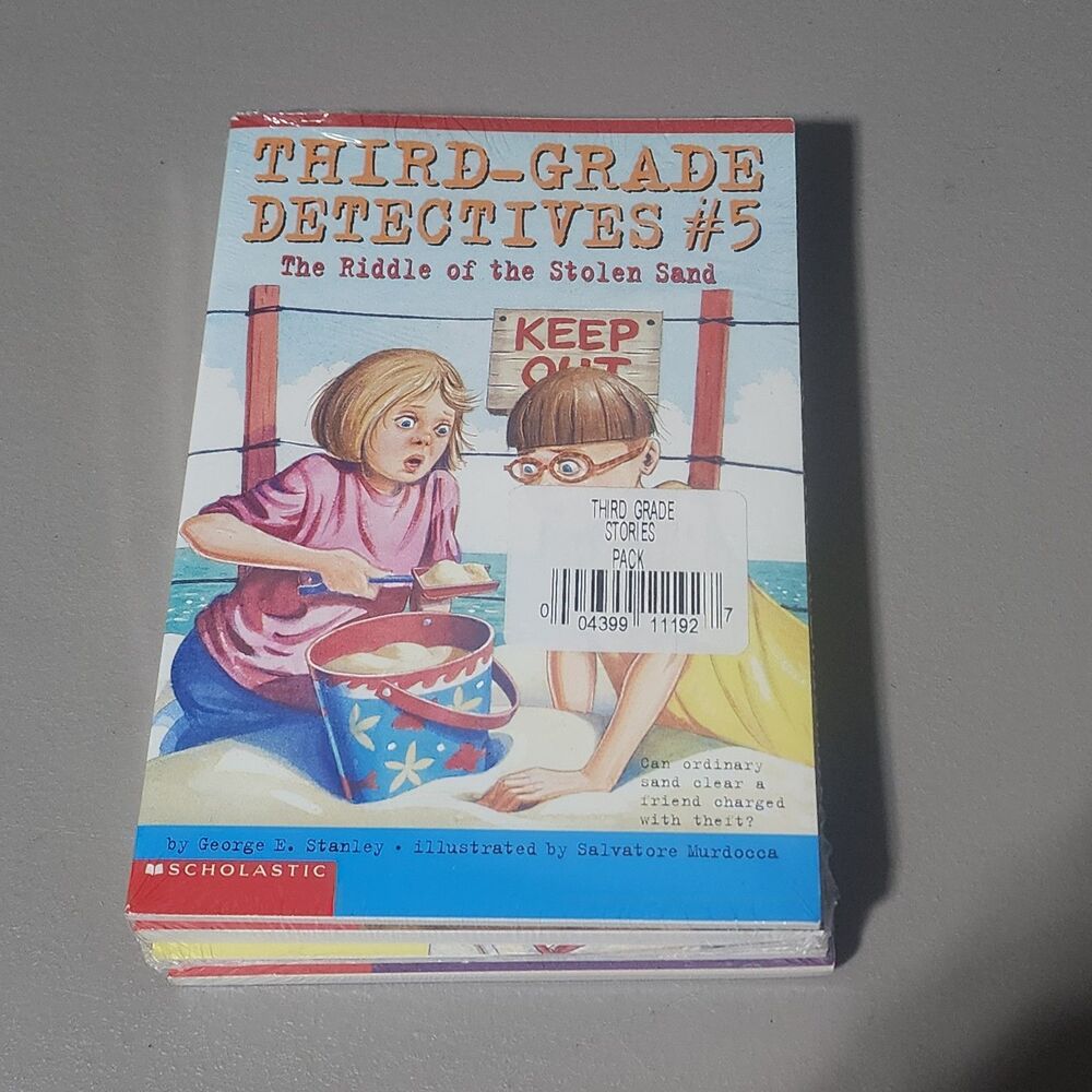 Scholastic Book Club New Sealed Packaging Third Grade Book Set Of 4